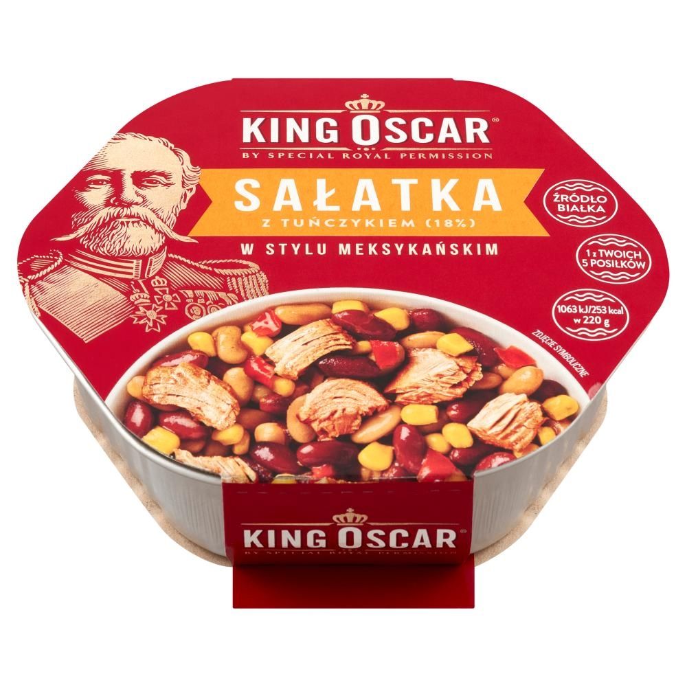 King Oscar Sałatka z tuńczykiem w stylu meksykańskim 220 g