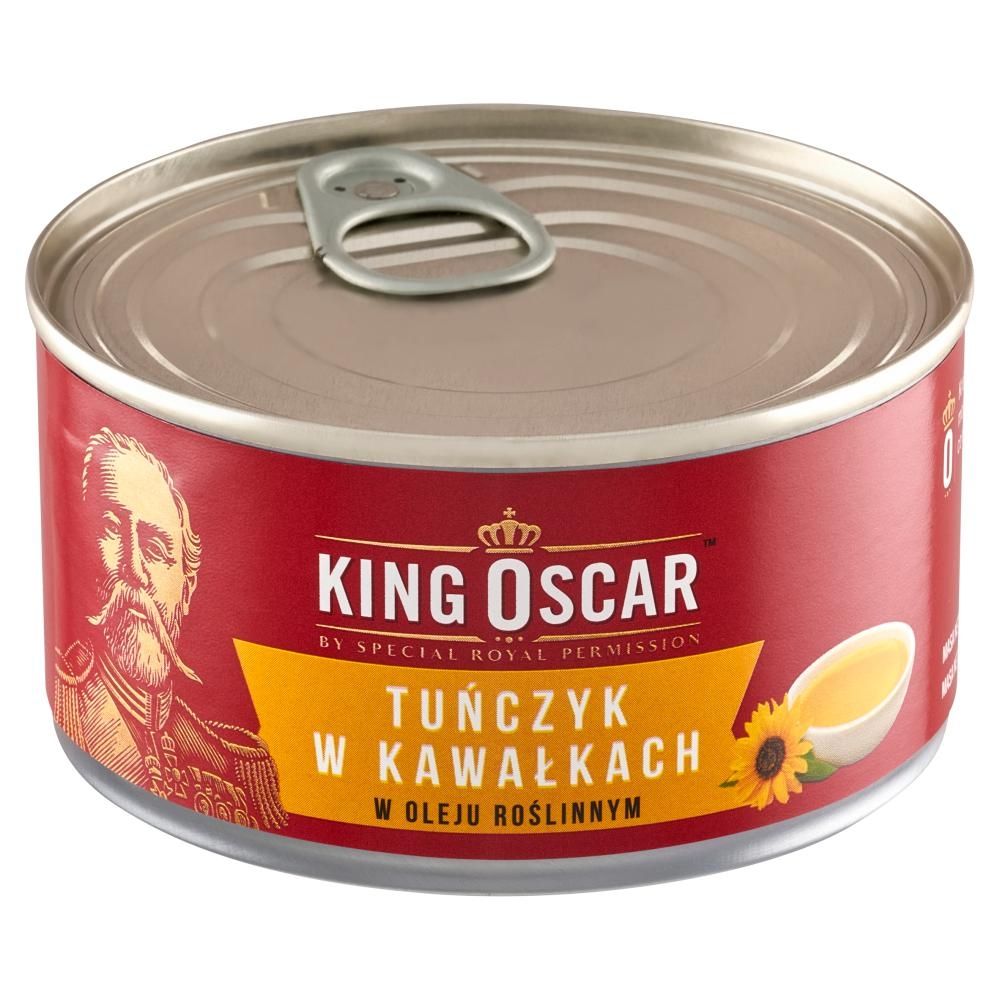 King Oscar Tuńczyk w kawałkach w oleju roślinnym 170 g