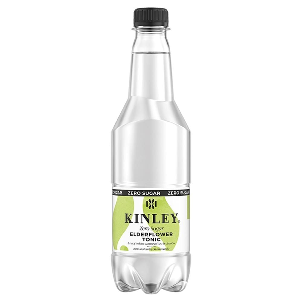 Kinley Zero Sugar Elderflower Tonic Napój gazowany 500 ml