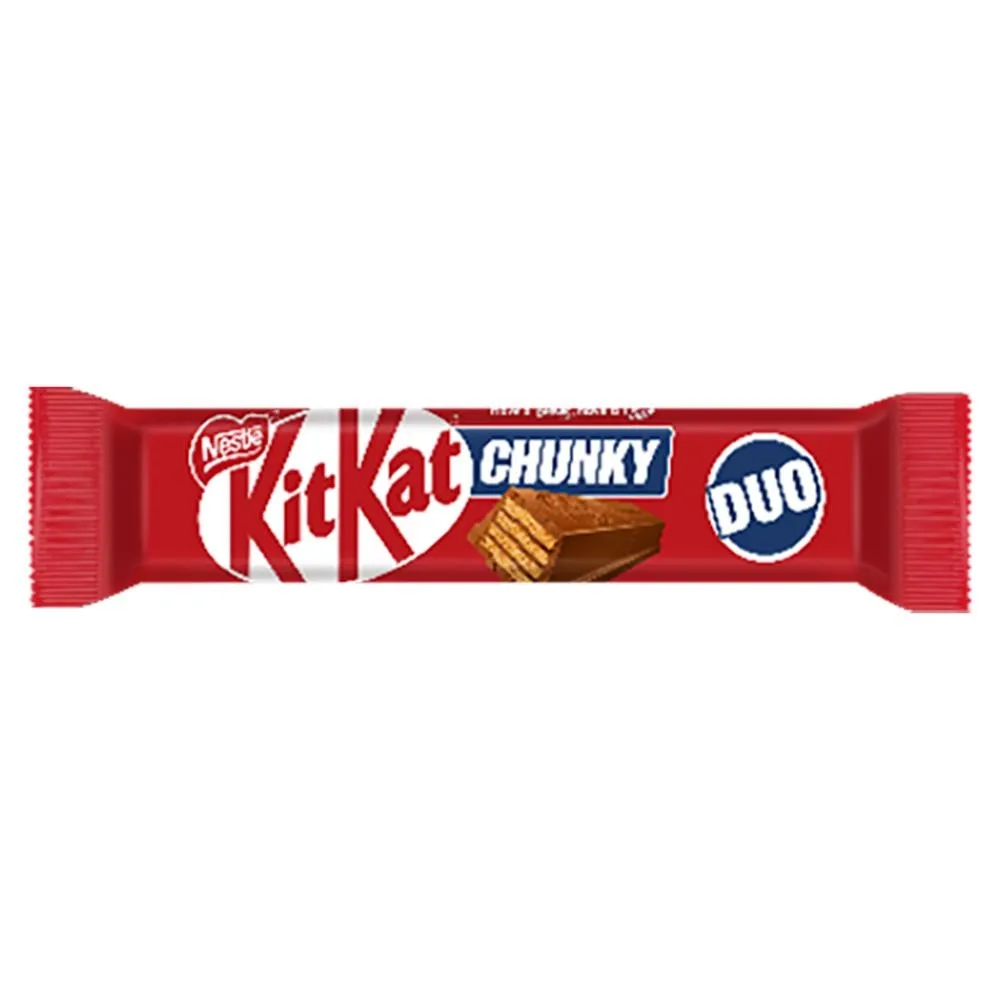 KitKat Chunky Duo Paluszek waflowy w mlecznej czekoladzie 64 g (2 x 32 g)