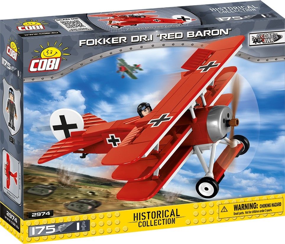 Klocki COBI Fokker Dr.1 Red Baron COBI-2974