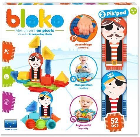 Klocki MOCHTOYS Pin Bricks 52 el. w Kartoniku