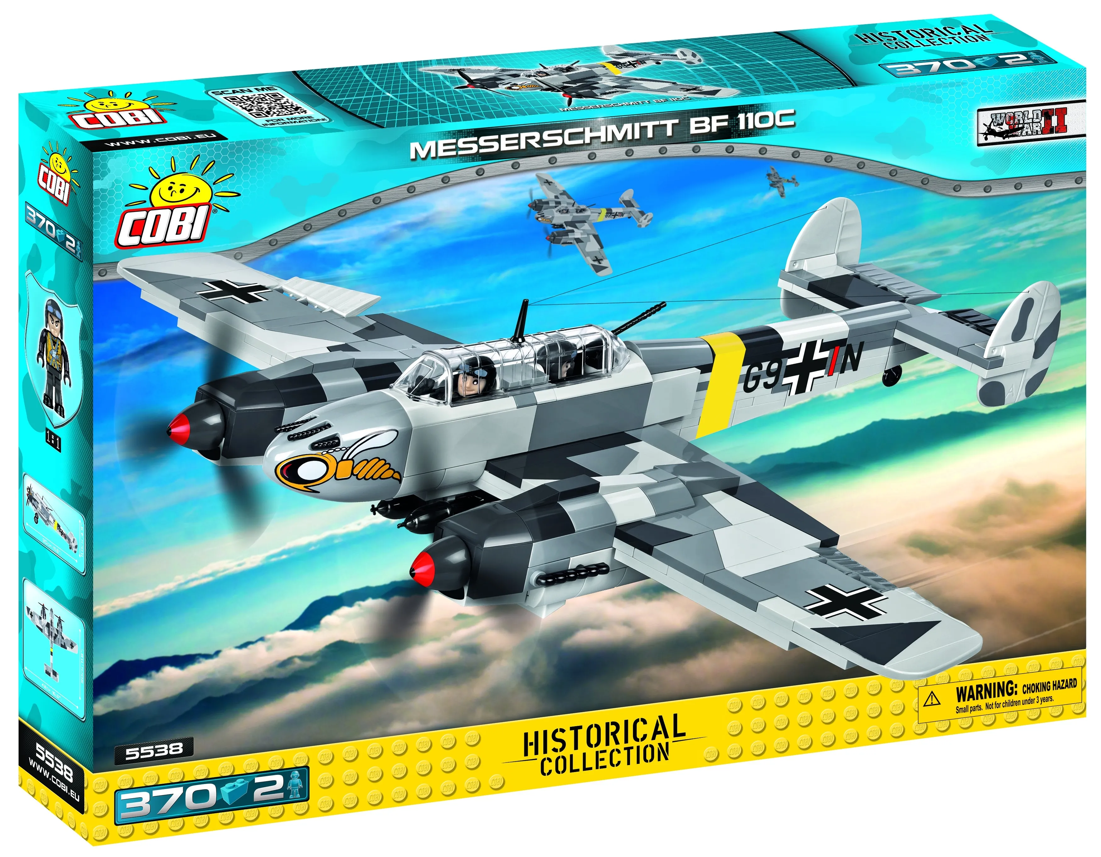 Klocki plastikowe COBI Messerschmitt Bf 110C COBI-5538