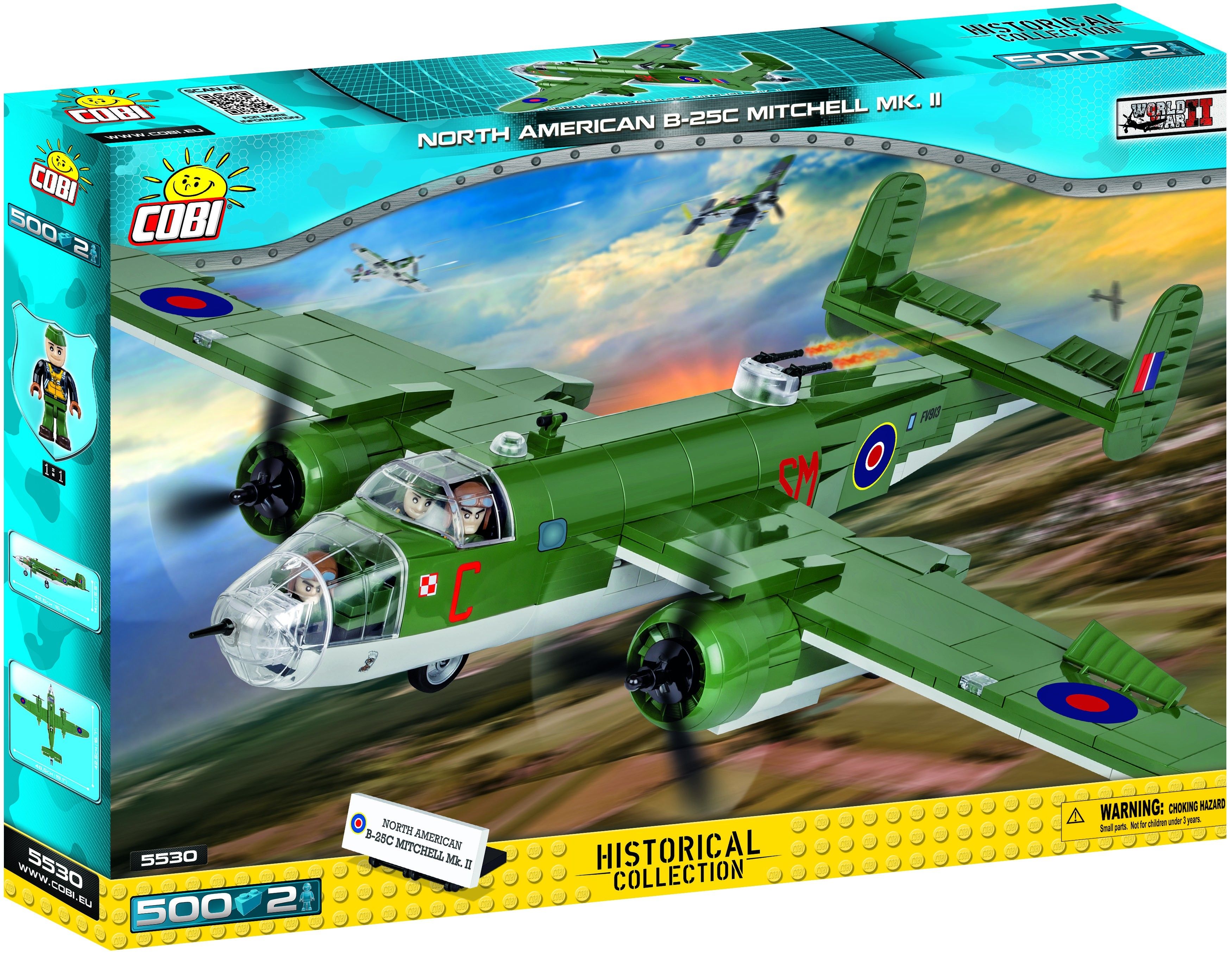 Klocki plastikowe COBI North American B-25C Mitchell Mk.II COBI-5530