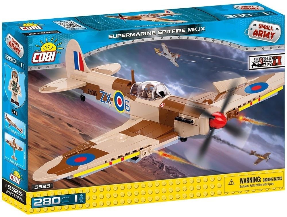 Klocki plastikowe COBI Supermarine Spitfire Mk. IX COBI-5525