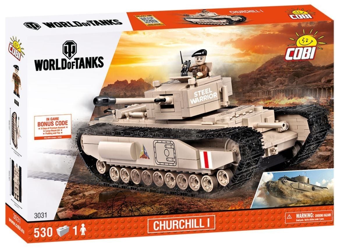 Klocki plastikowe COBI World of Tanks Churchill I 3031