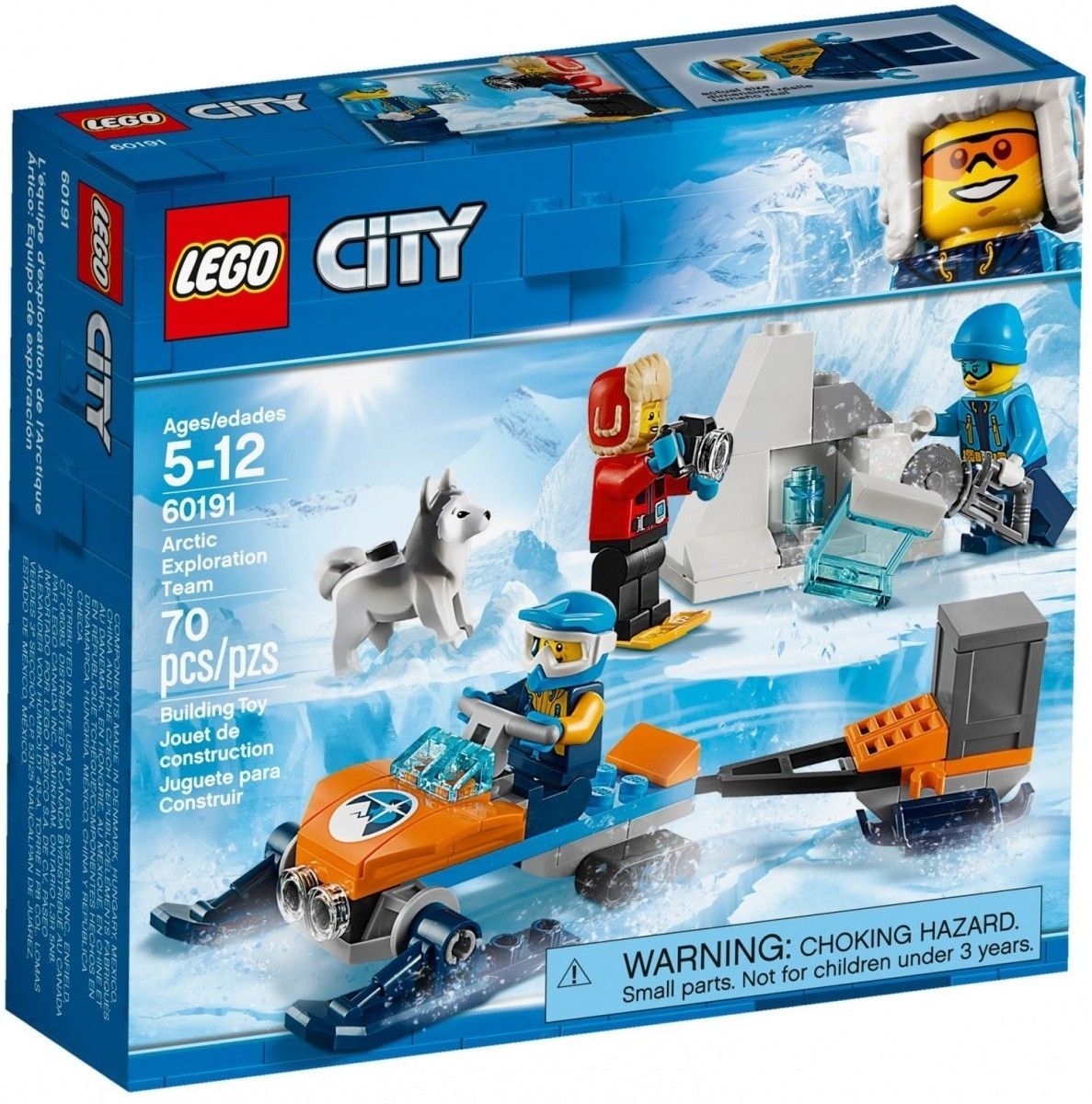 Klocki plastikowe LEGO Arktyczny zespół badawczy 60191