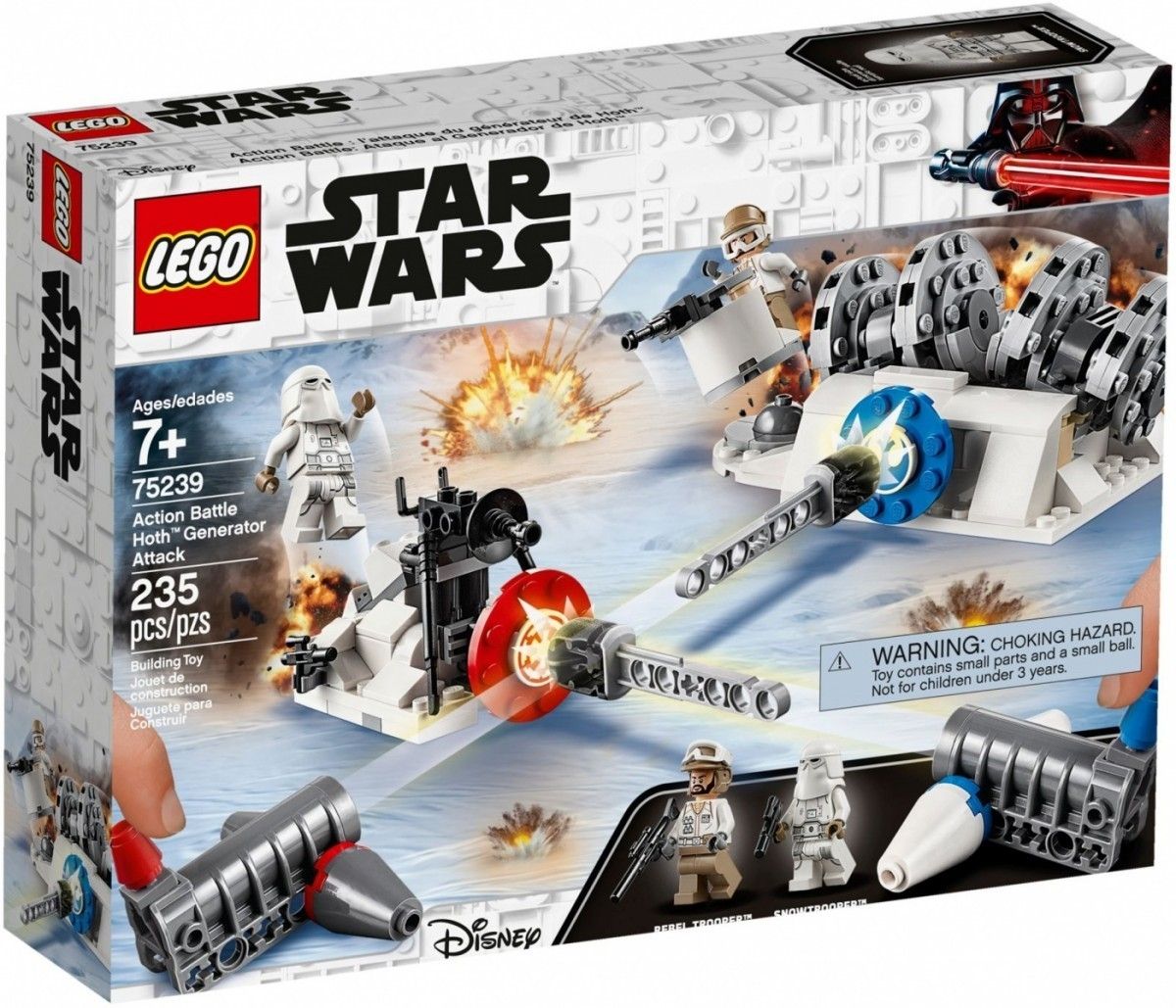 Klocki plastikowe LEGO Atak na generator na Hoth 75239