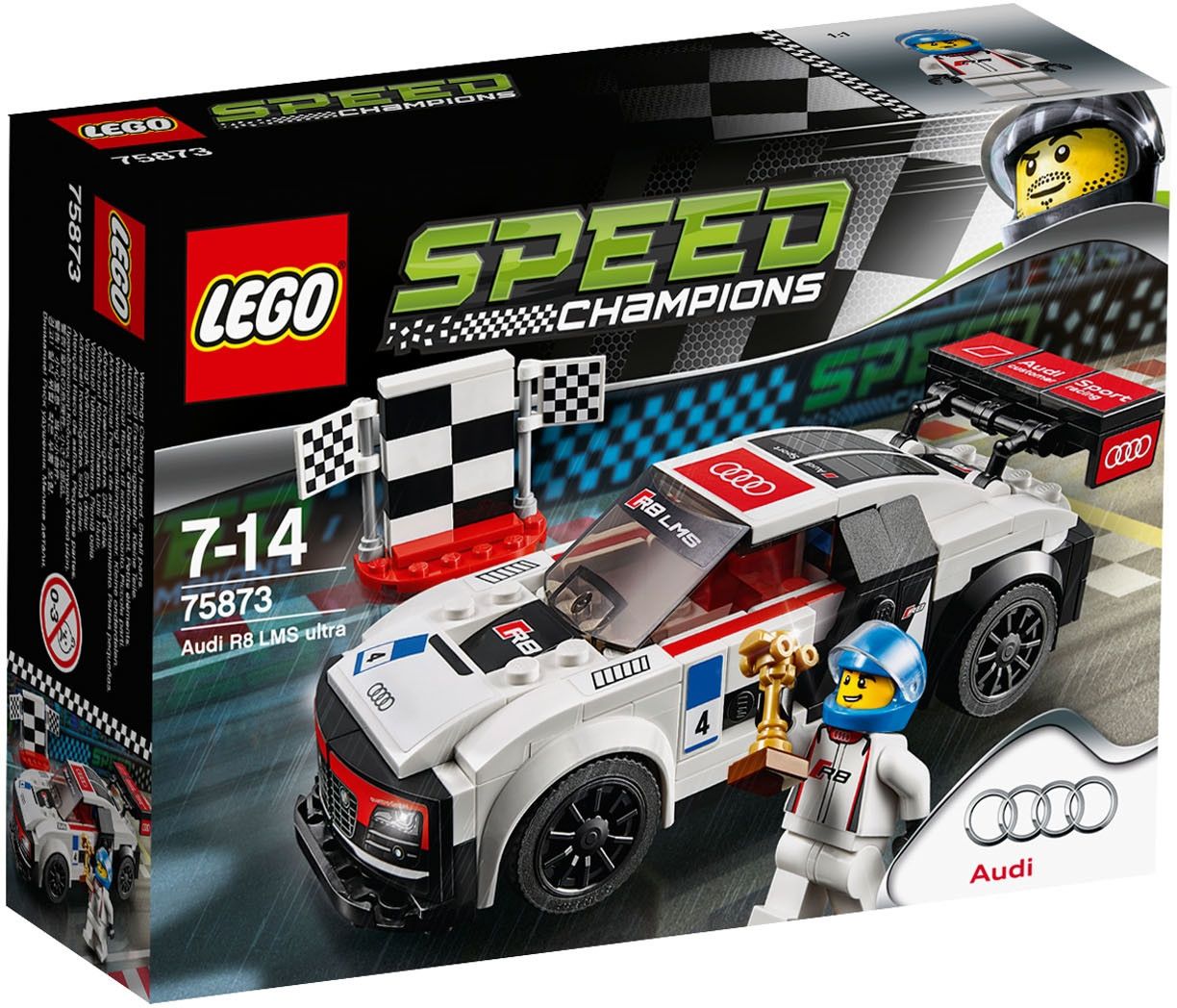 Klocki plastikowe LEGO Audi R8 LMS ultra 75873