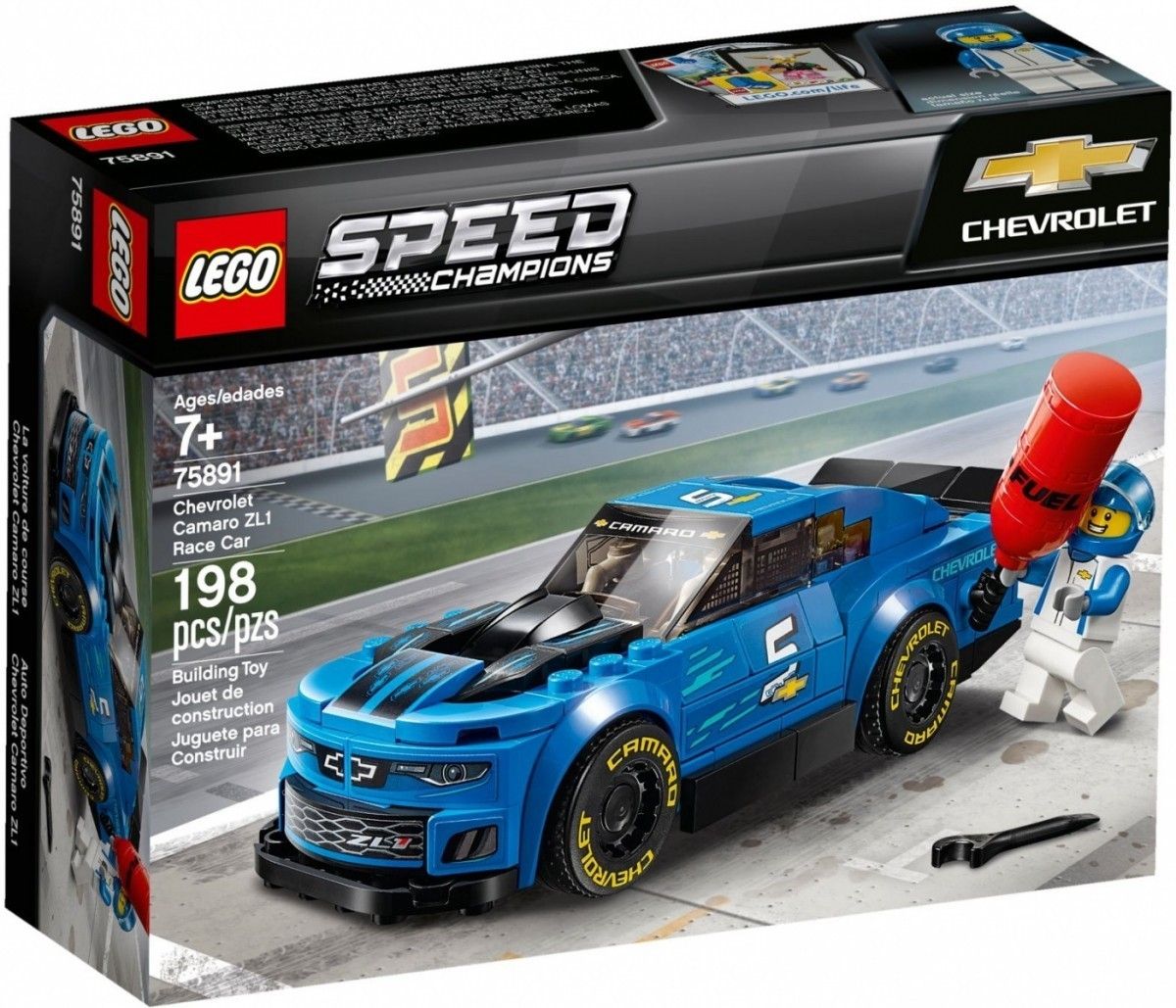 Klocki plastikowe LEGO Chevrolet Camaro ZL1 75891