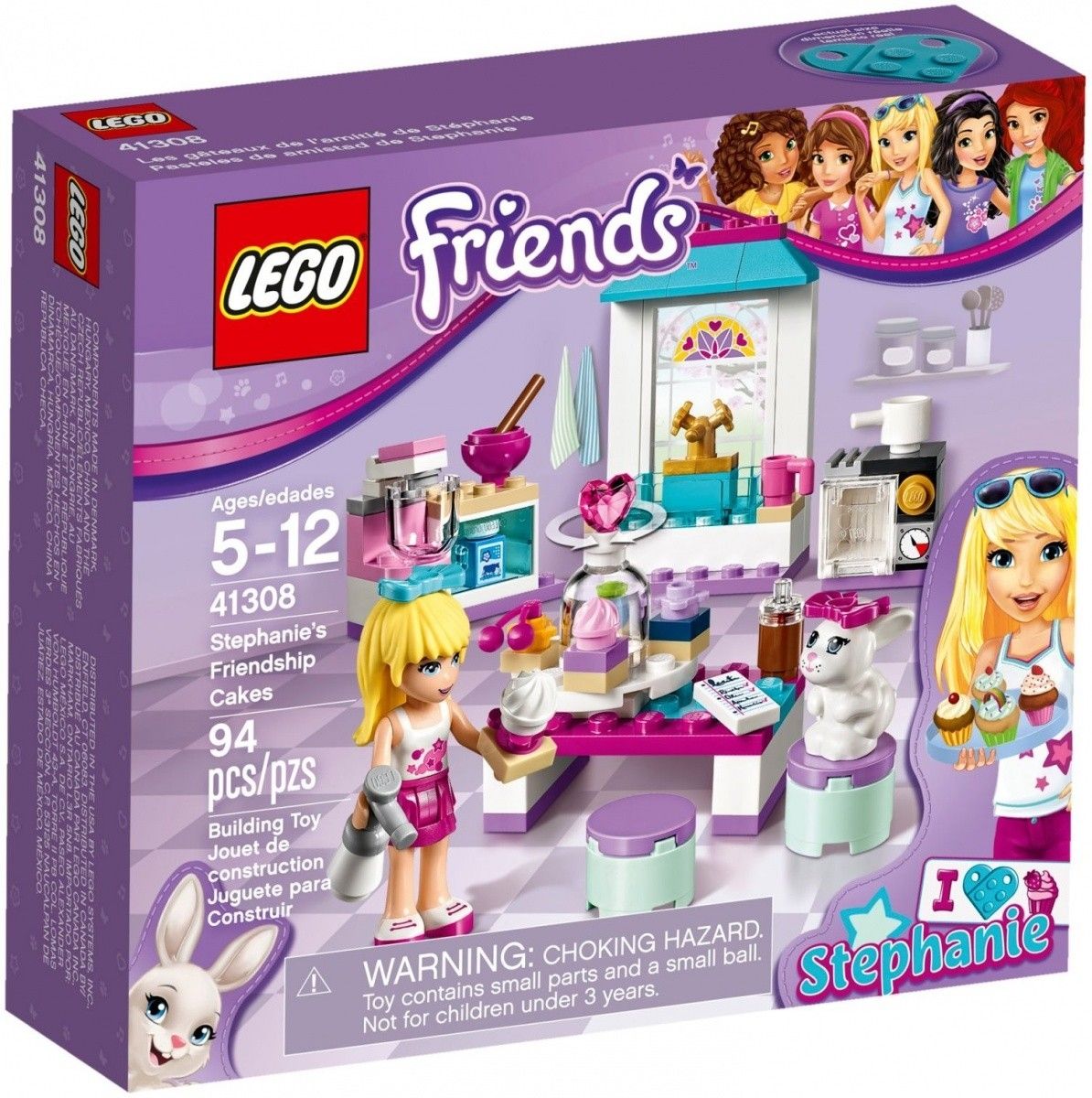 Klocki plastikowe LEGO Ciastka przyjaźni Stephanie 41308