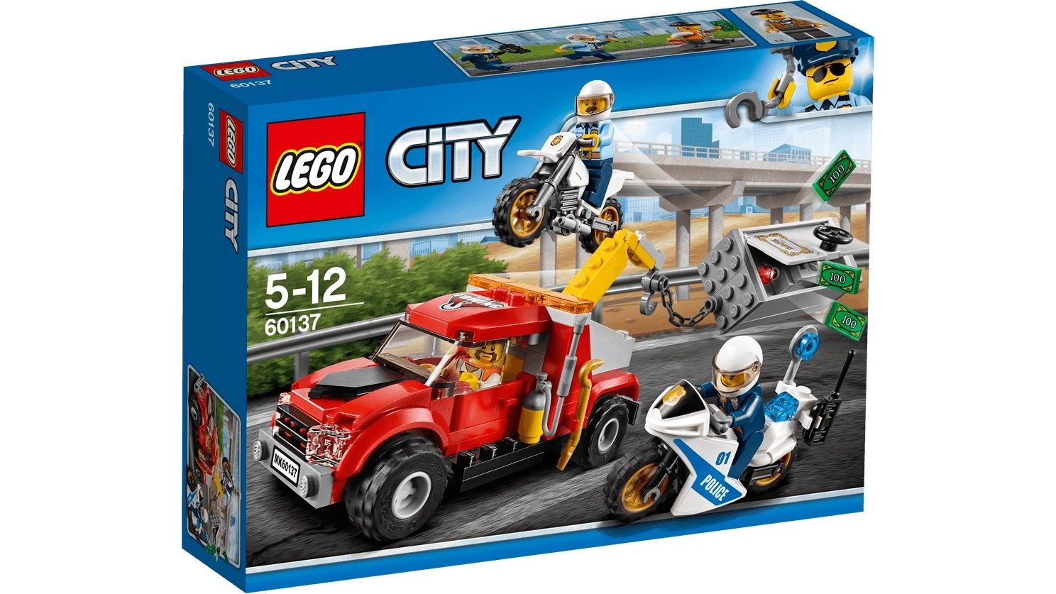 Klocki plastikowe LEGO Eskorta policyja 60137