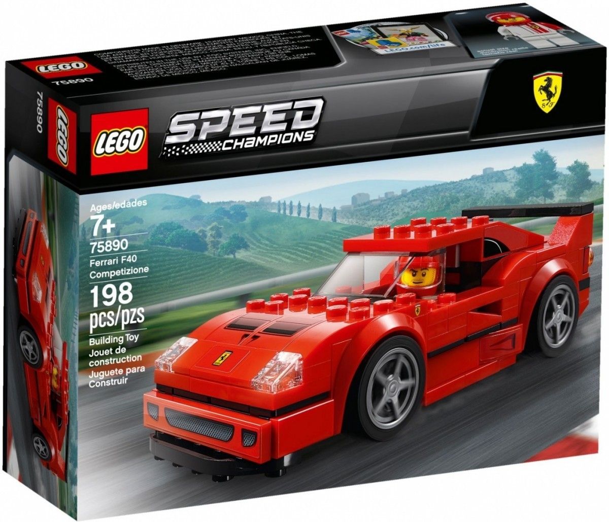 Klocki plastikowe LEGO Ferrari F40 Competizione 75890