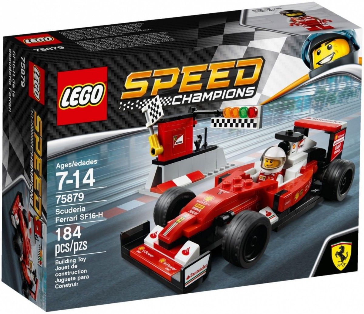 Klocki plastikowe LEGO Ferrari SF16-H 75879