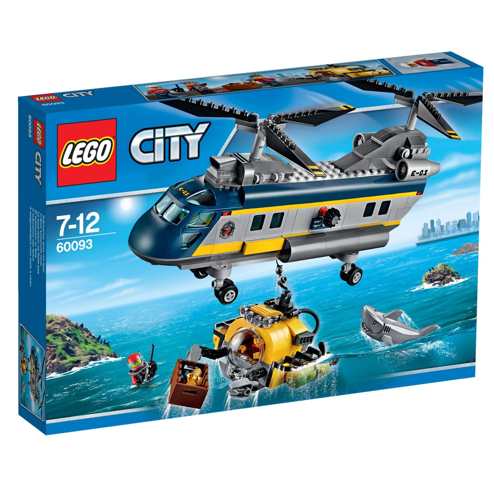 Klocki plastikowe LEGO Helikopter badawczy 60093