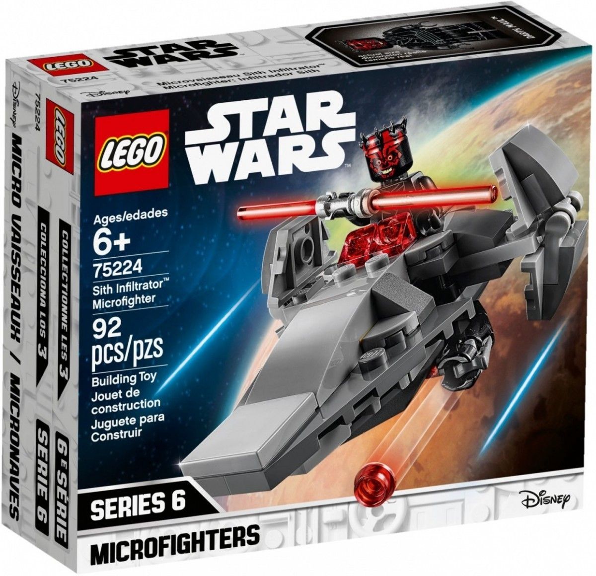 Klocki plastikowe LEGO Infiltrator Sithów 75224