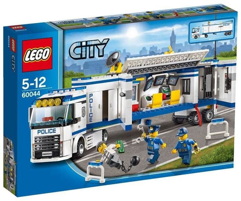 Klocki plastikowe LEGO Mobilna jednostka policji 60044