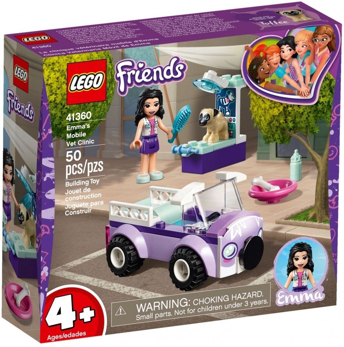 LEGO  Friends Mobilna klinika weterynaryjna Emmy 41360