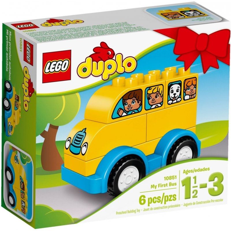 Klocki plastikowe LEGO Mój pierwszy autobus 10851