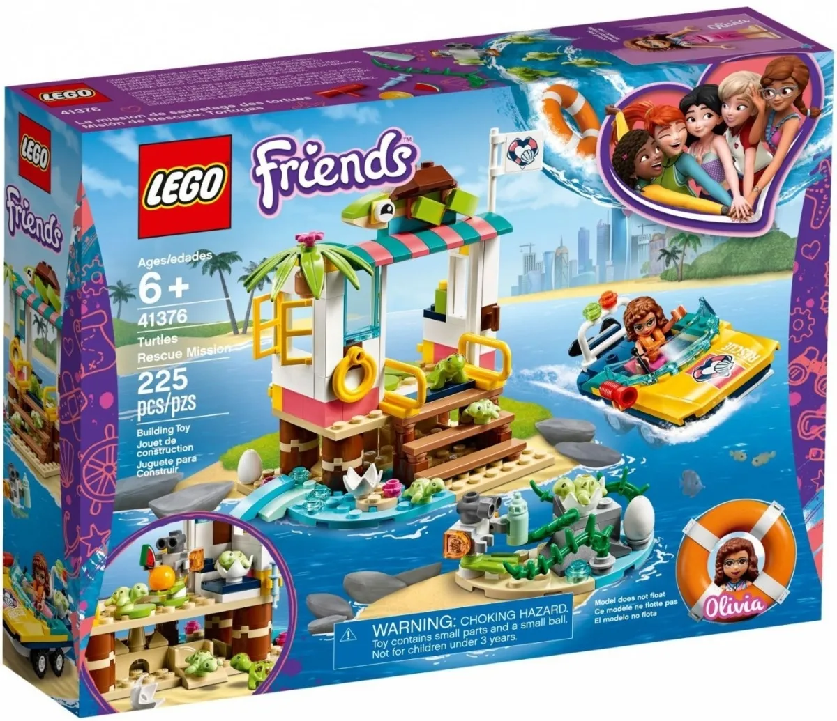 LEGO Friends Na ratunek żółwiom 41376