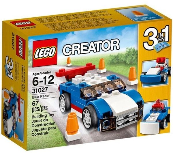 Klocki plastikowe LEGO Niebieska wyścigówka 31027