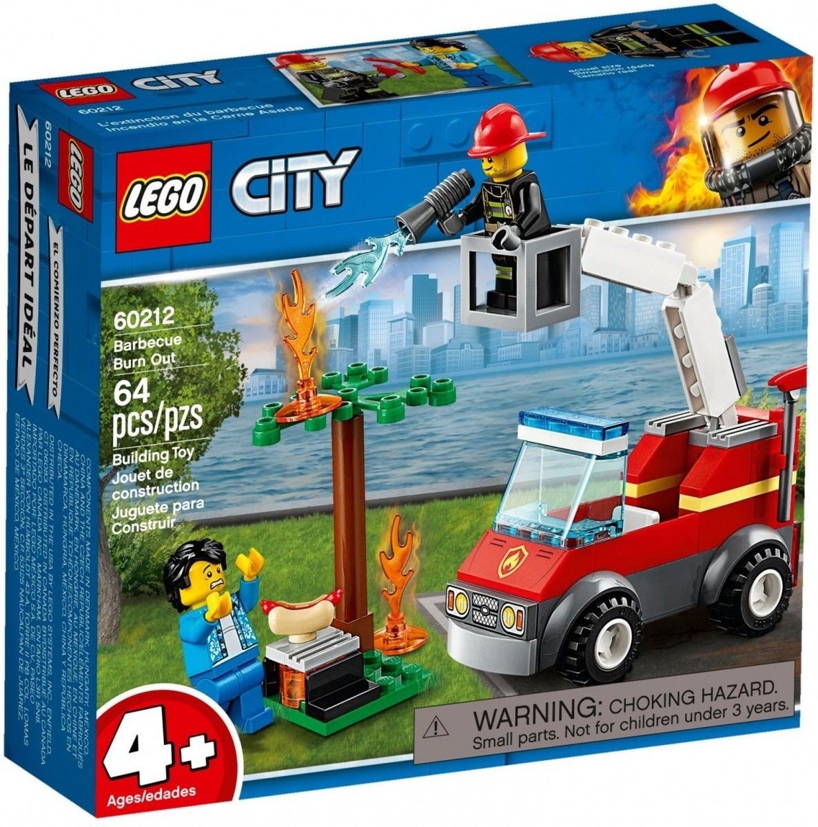 LEGO CITY  Płonący grill 60212