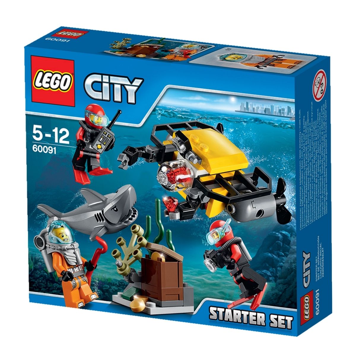 Klocki plastikowe LEGO Podwodny świat - zestaw startowy 60091