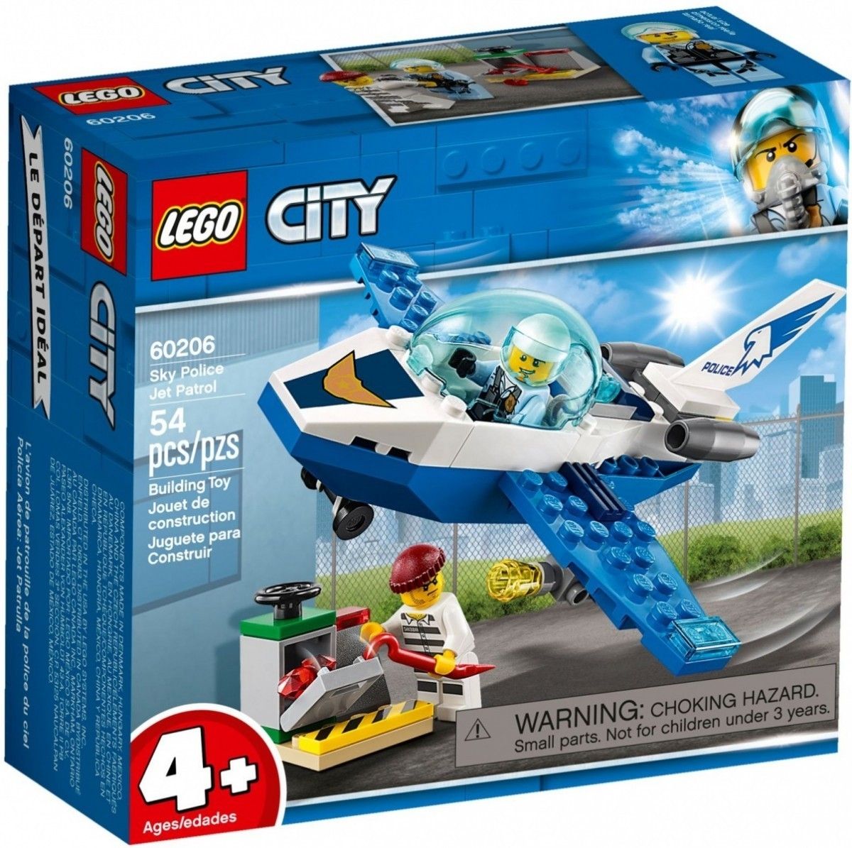 LEGO City Policyjny patrol powietrzny 60206