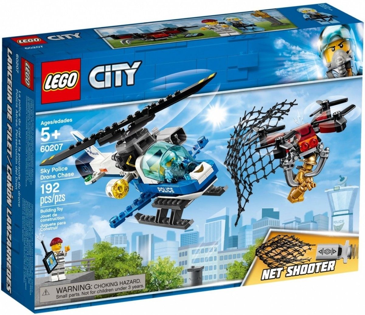 LEGO CITY Pościg policyjnym dronem 60207