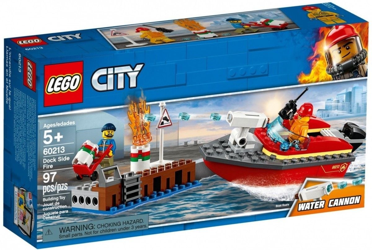 LEGO CITY Pożar w dokach 60213