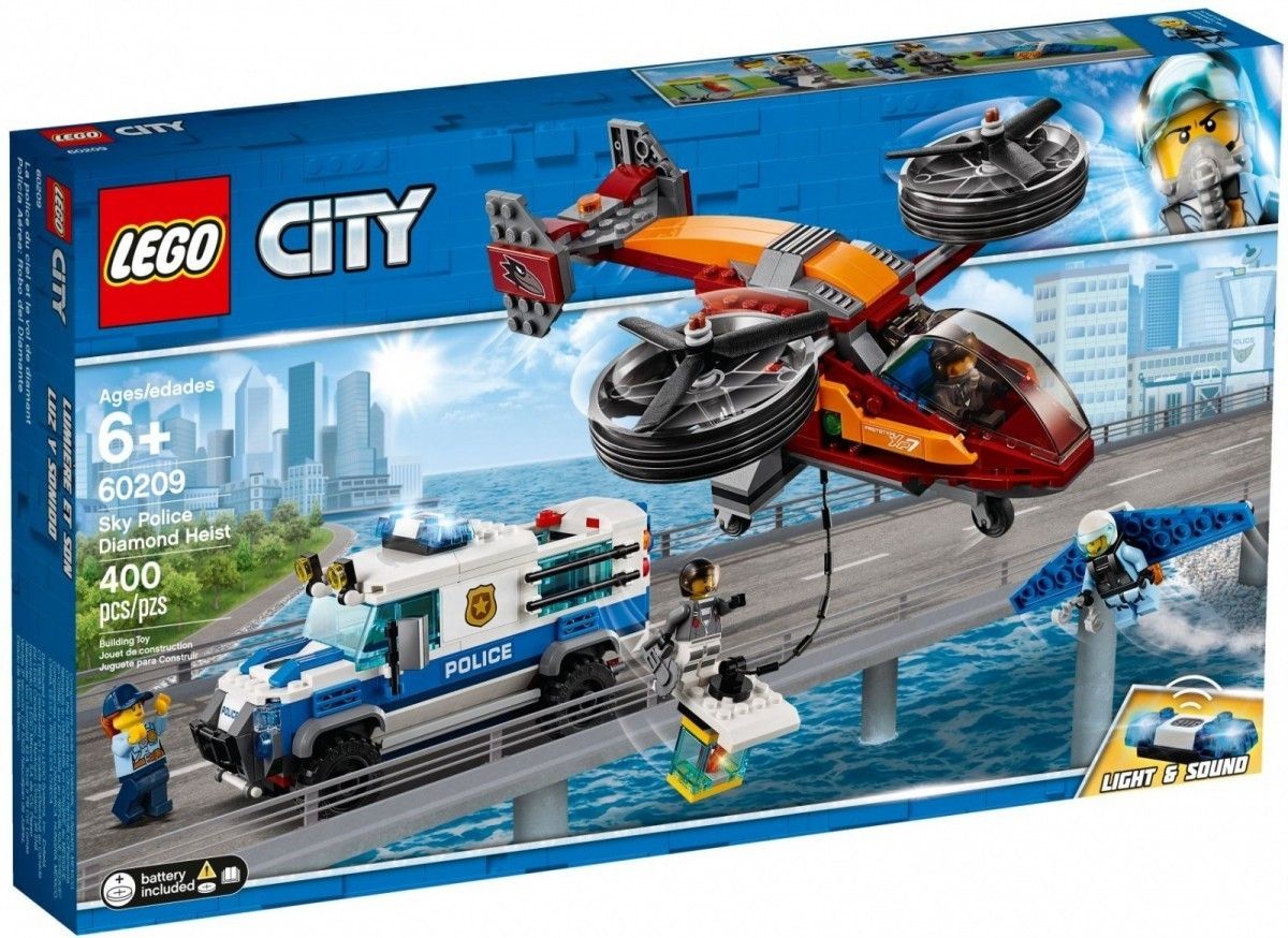 Klocki plastikowe LEGO Rabunek diamentów 60209