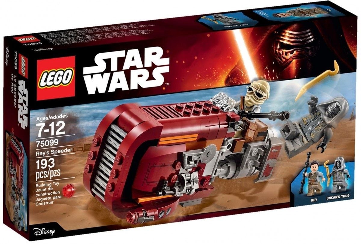 Klocki plastikowe LEGO Star Wars Śmigacz Rey 75099