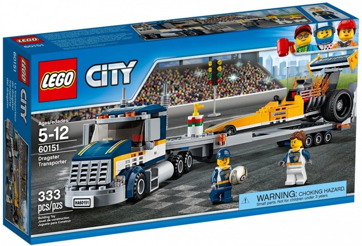 Klocki plastikowe LEGO Trandporter dragsterów 60151