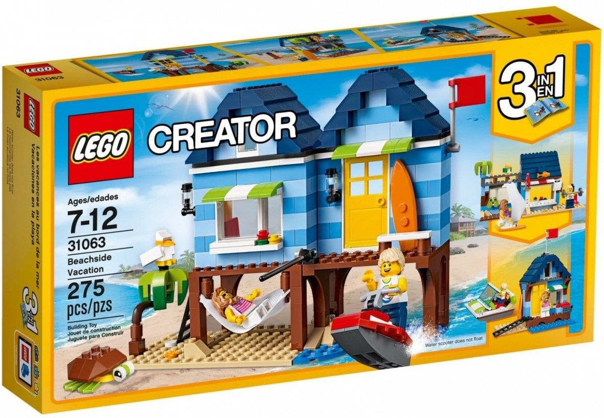 Klocki plastikowe LEGO Wakacje na plaży 31063