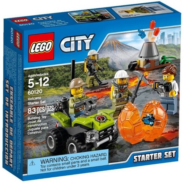 Klocki plastikowe LEGO Wulkan zestaw startowy 60120