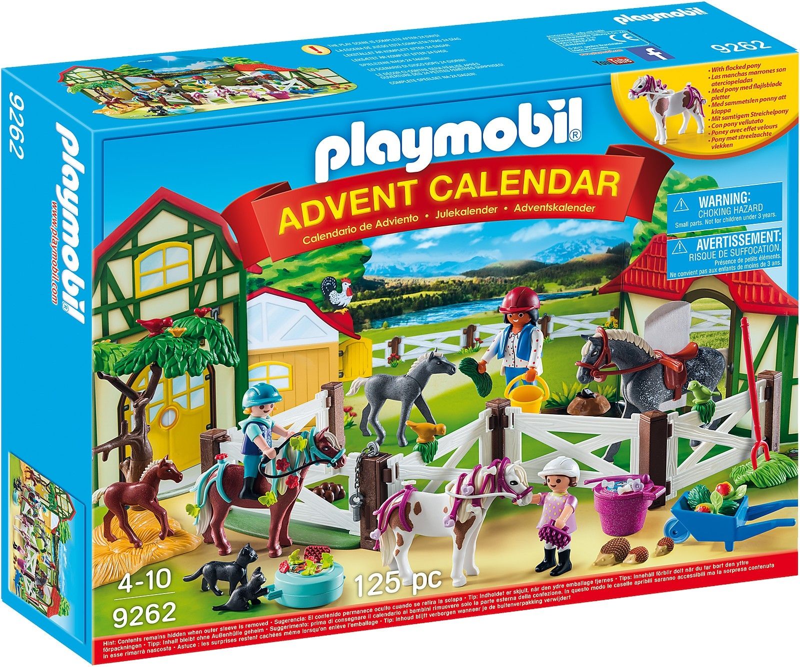 Klocki plastikowe PLAYMOBIL Kalendarz adwentowy Stadnina koni 9262