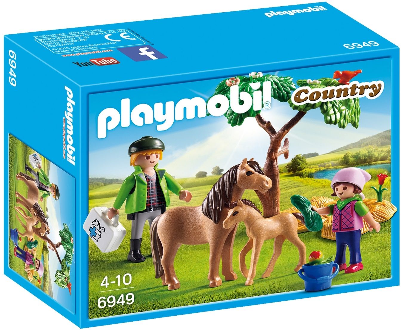 Klocki plastikowe PLAYMOBIL Kucyk mama ze źrebaczkiem 6949