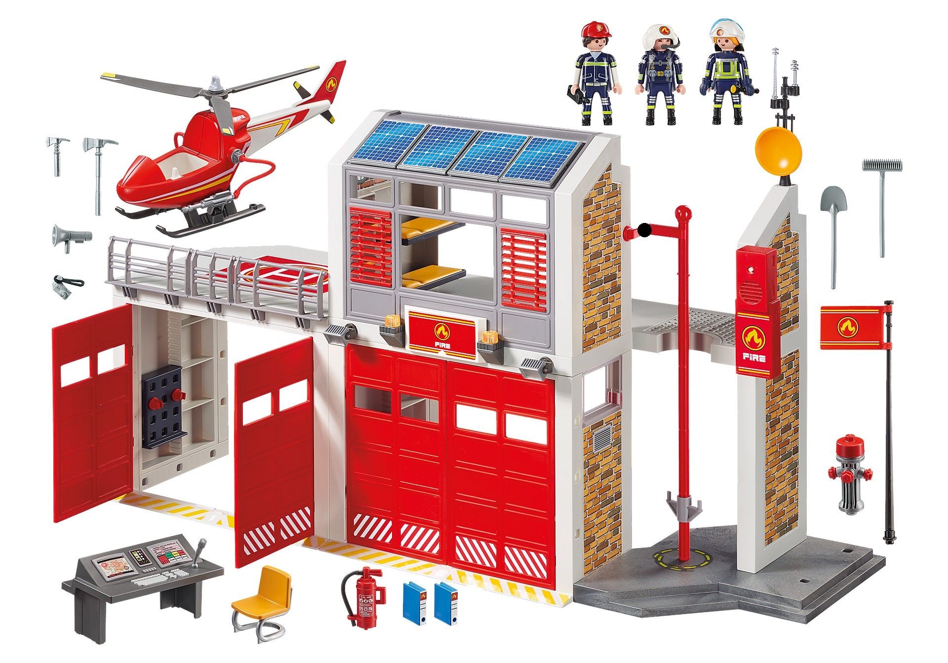 Klocki PLAYMOBIL Duża remiza strażacka 9462