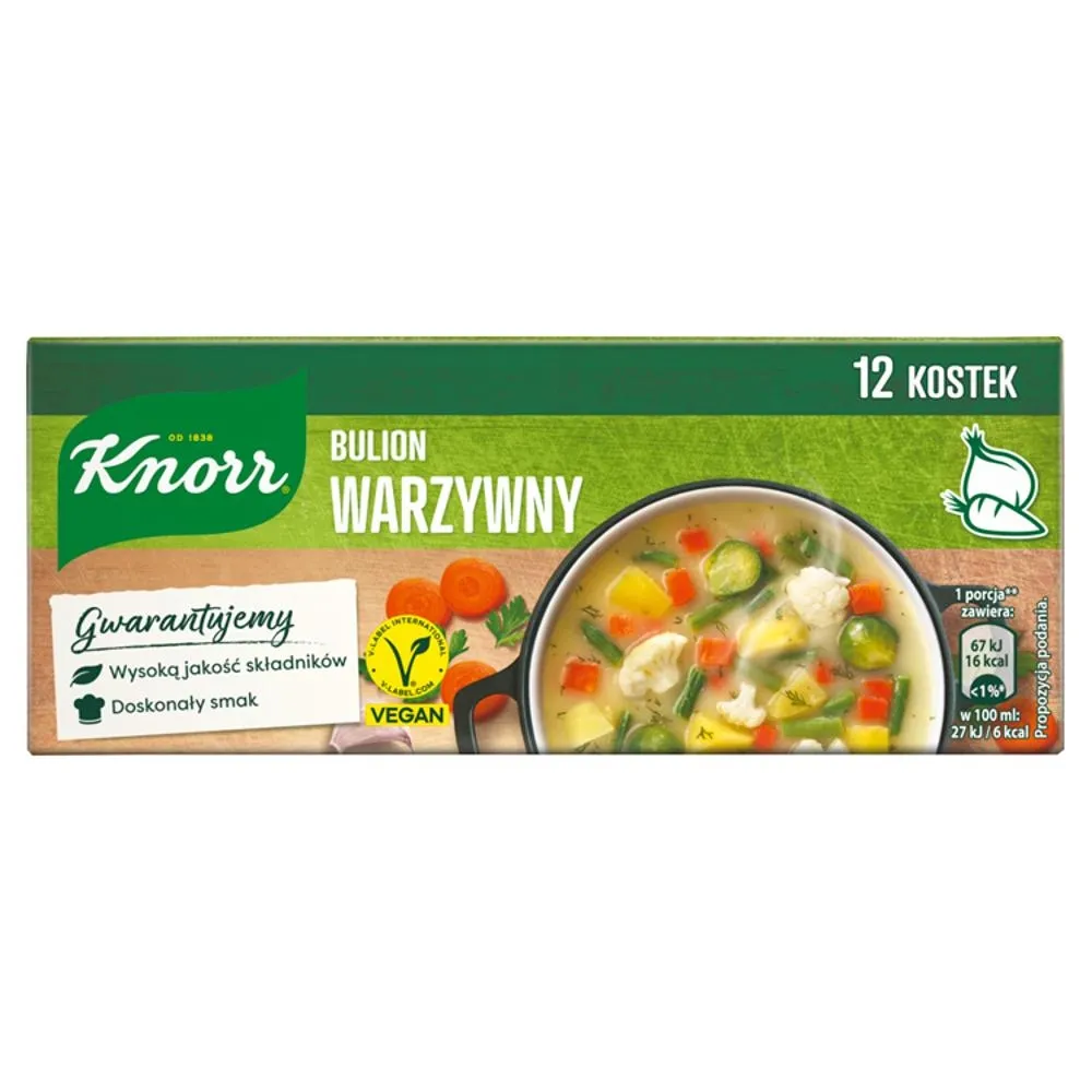 Knorr Bulion warzywny 120 g (12 x 10 g)