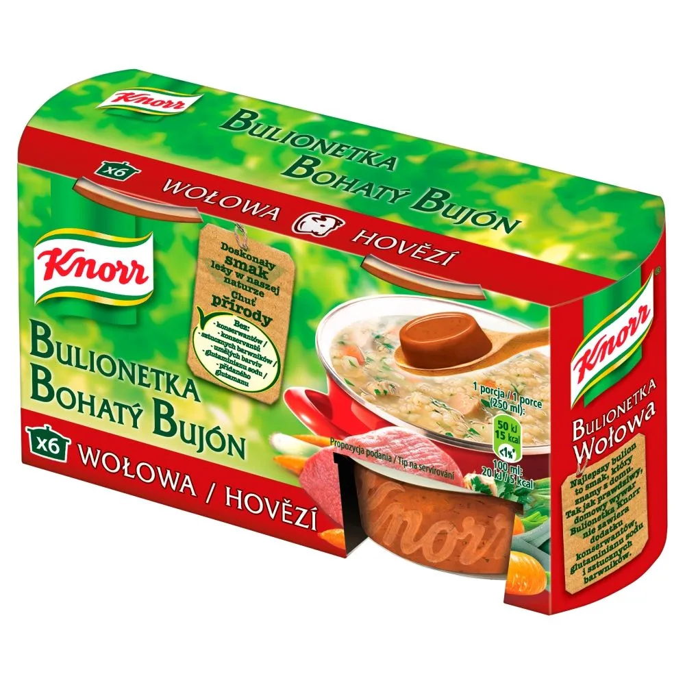 Knorr Bulionetka wołowa 168 g (6 sztuk)