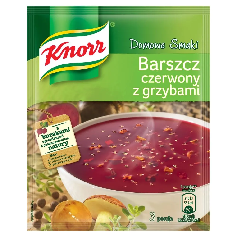 Knorr Domowe Smaki Barszcz czerwony z grzybami 41 g