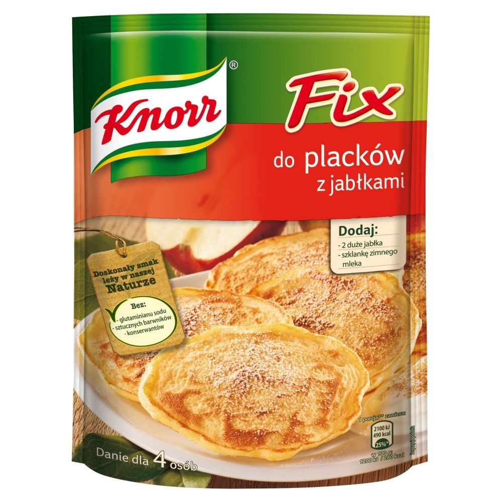 Knorr Fix do placków z jabłkami 185 g