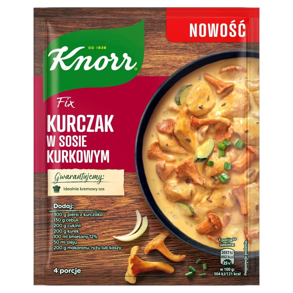 Knorr Fix kurczak w sosie kurkowym 43 g