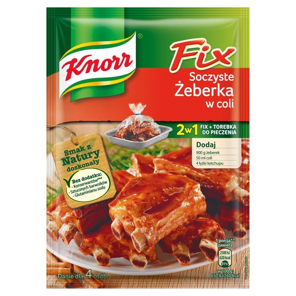 Knorr Fix Soczyste żeberka w coli 41 g