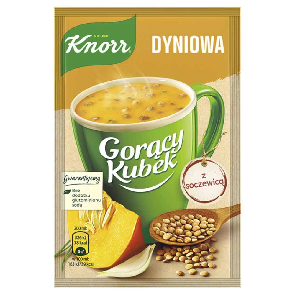 Knorr Gorący Kubek Dyniowa z soczewicą 22 g