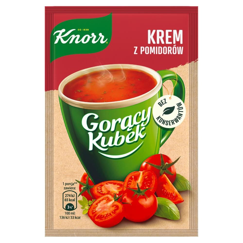 Knorr Gorący Kubek Krem z pomidorów 19 g