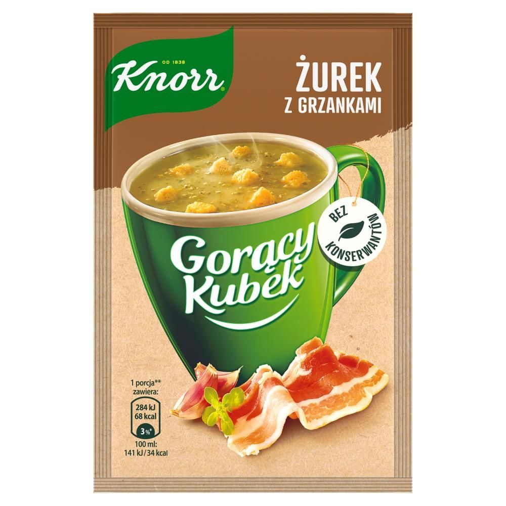 Knorr Gorący Kubek Żurek z grzankami 17 g