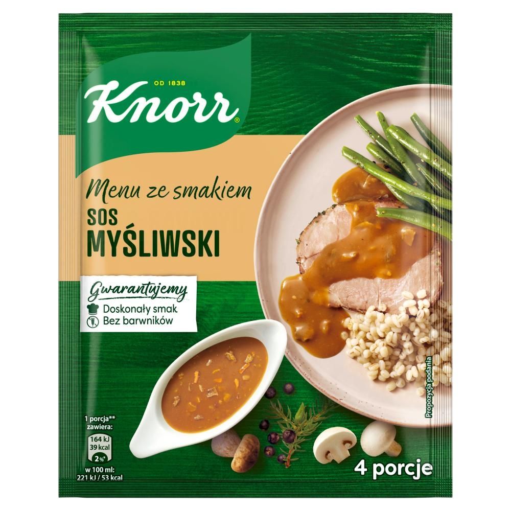 Knorr Menu ze smakiem Sos myśliwski 37 g