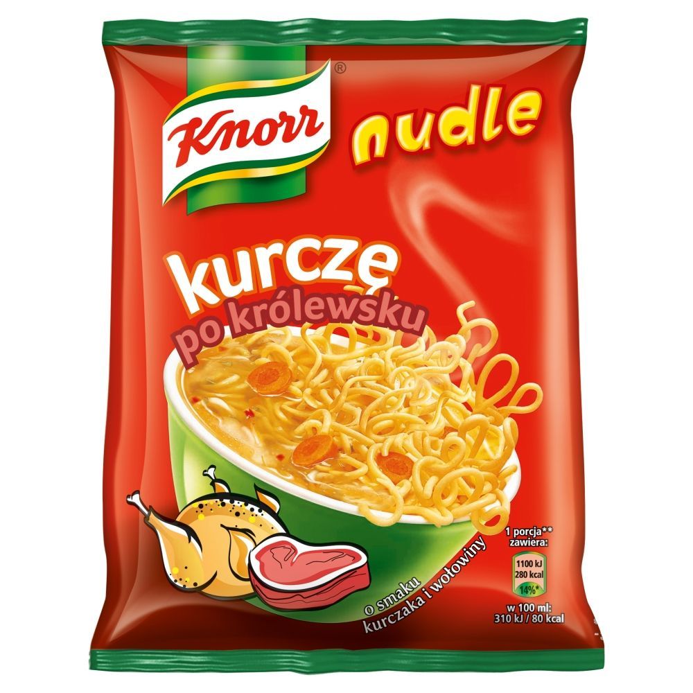 Knorr Nudle Kurczę po królewsku Zupa-danie 58 g