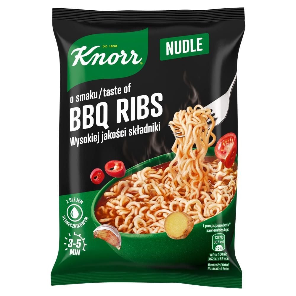 Knorr Nudle o smaku BBQ Ribs 66 g